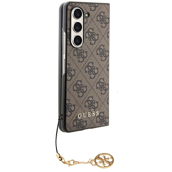 Guess 4G Charms dėklas Galaxy Z Fold5 – rudas -- Samsung Galaxy Z Fold 5