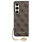 Guess 4G Charms dėklas Galaxy Z Fold5 – rudas -- Samsung Galaxy Z Fold 5