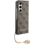 Guess 4G Charms dėklas Galaxy Z Fold5 – rudas -- Samsung Galaxy Z Fold 5