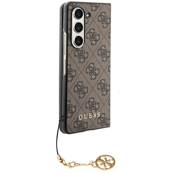 Guess 4G Charms dėklas Galaxy Z Fold5 – rudas -- Samsung Galaxy Z Fold 5