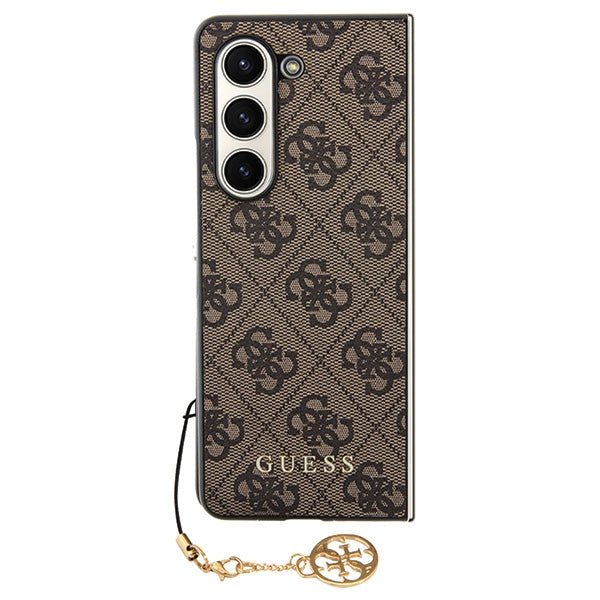 Guess 4G Charms dėklas Galaxy Z Fold5 – rudas -- Samsung Galaxy Z Fold 5