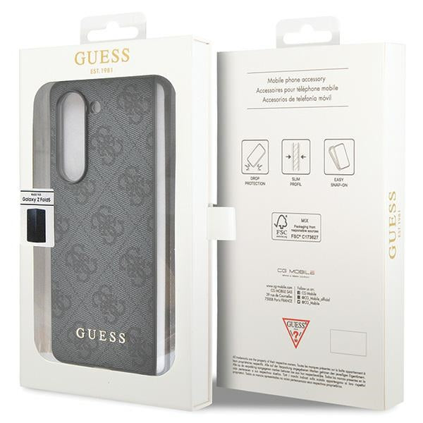 Guess 4G Charms dėklas Galaxy Z Fold5 – pilkas -- Samsung Galaxy Z Fold 5
