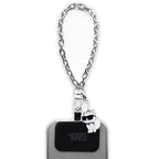 Karl Lagerfeld KLUCHCSKPK Universal Universal Hand Strap Choupette dėklas - sidabrinis