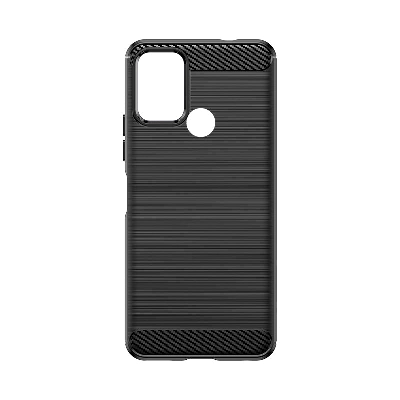 Carbon Case silikoninis dėklas, skirtas Nokia C22 - juodas -- Nokia c22