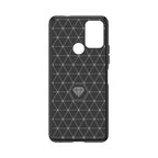 Carbon Case silikoninis dėklas, skirtas Nokia C22 - juodas -- Nokia c22
