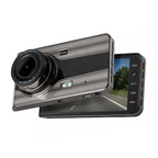 DVR979G Full HD G-sensor LCD automobilio vaizdo registratorius su atbulinės eigos kamera - smėlinė -- Selfie Sticks & Tripods