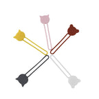 Silikono kabelio ritė - rožinė