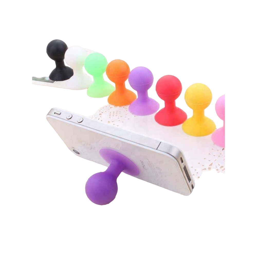 Telefono laikiklis su apvalia galvute - violetinis