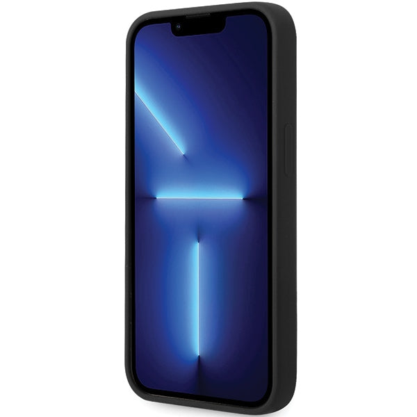 BMW MagSafe silikoninis dėklas iPhone 14 – juodas