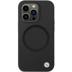 BMW MagSafe silikoninis dėklas iPhone 14 Pro Max – juodas