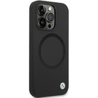 BMW MagSafe silikoninis dėklas iPhone 14 Pro Max – juodas