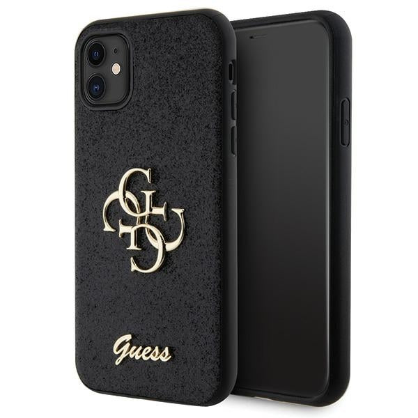 Guess dėklas iPhone 11 / XR – juodas, blizgus -- iPhone 11