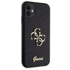 Guess dėklas iPhone 11 / XR – juodas, blizgus -- iPhone 11