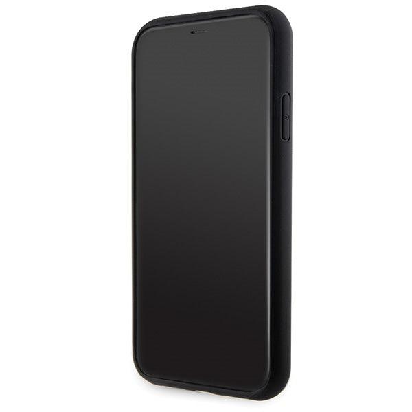 Guess dėklas iPhone 11 / XR – juodas, blizgus -- iPhone 11