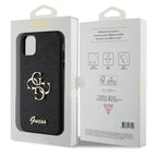 Guess dėklas iPhone 11 / XR – juodas, blizgus -- iPhone 11