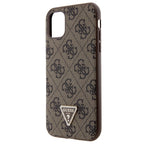 Guess dėklas iPhone 11/XR su dirželiu – rudas -- iPhone 11