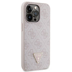 Guess dėklas iPhone 13/13 Pro – rožinis su dirželiu