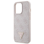 Guess dėklas iPhone 13/13 Pro – rožinis su dirželiu