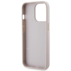 Guess dėklas iPhone 13/13 Pro – rožinis su dirželiu