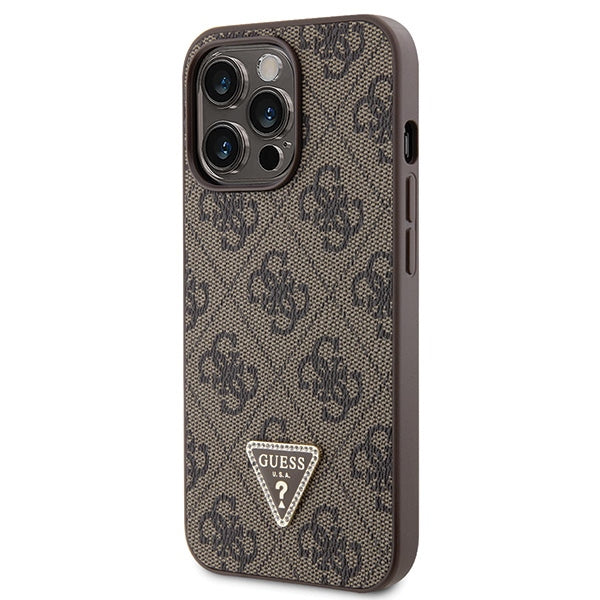 Guess Crossbody 4G dėklas iPhone 13/13 Pro – rudas -- iPhone 13 Pro