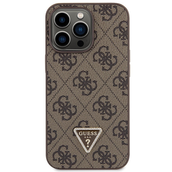 Guess Crossbody 4G dėklas iPhone 13/13 Pro – rudas -- iPhone 13 Pro