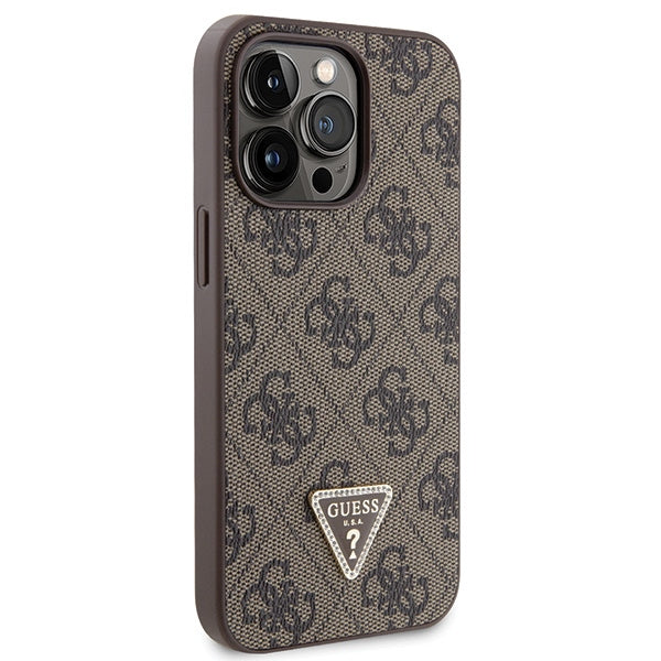 Guess Crossbody 4G dėklas iPhone 13/13 Pro – rudas -- iPhone 13 Pro