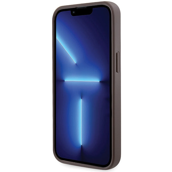Guess Crossbody 4G dėklas iPhone 13/13 Pro – rudas -- iPhone 13 Pro