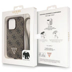 Guess Crossbody 4G dėklas iPhone 13/13 Pro – rudas -- iPhone 13 Pro