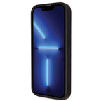 Guess dėklas iPhone 14 Pro – juodas su dirželiu