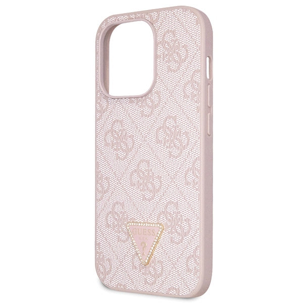 Guess Crossbody dėklas iPhone 14 Pro – rožinis