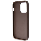 Guess Crossbody 4G dėklas iPhone 14 Pro – rudas