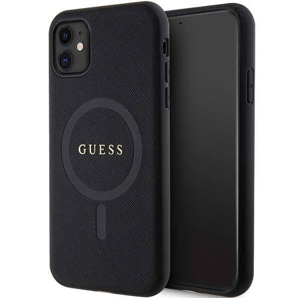 Guess MagSafe dėklas iPhone 11/XR – juodas -- iPhone 11