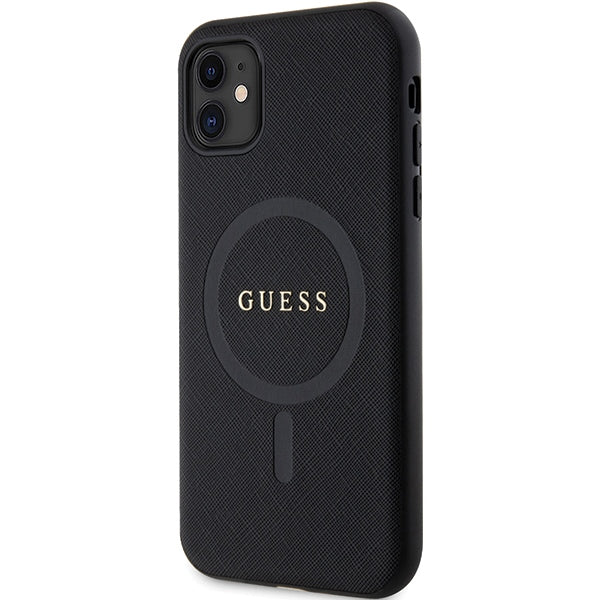 Guess MagSafe dėklas iPhone 11/XR – juodas -- iPhone 11
