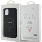 Guess MagSafe dėklas iPhone 11/XR – juodas -- iPhone 11