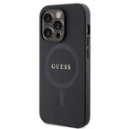 Guess MagSafe dėklas iPhone 14 Pro – juodas