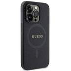 Guess MagSafe dėklas iPhone 14 Pro – juodas
