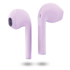 Guess GUTWST26PSU TWS Bluetooth ausinės + prijungimo stotelė - violetinis klasikinis EST logotipas