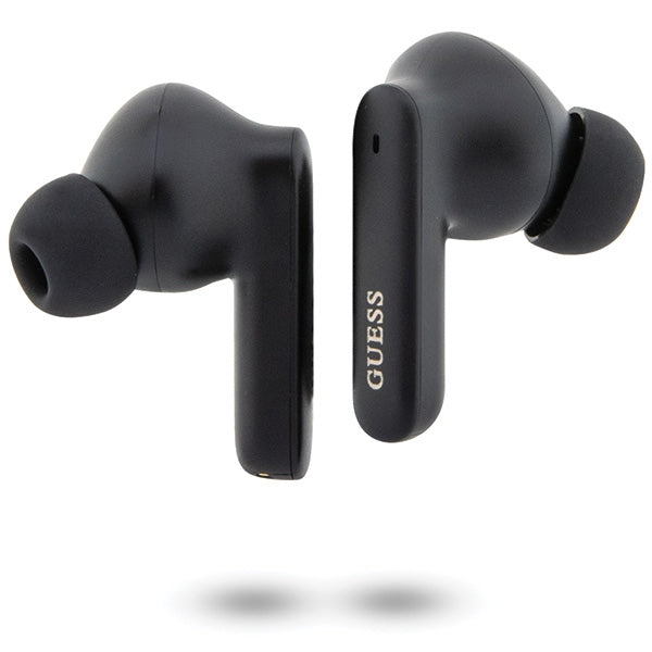 Guess GUTWST50EK TWS Bluetooth ausinės + prijungimo stotelė - juoda Classic EST