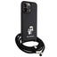 Karl Lagerfeld crossbody dėklas iPhone 14 Pro Max – juodas