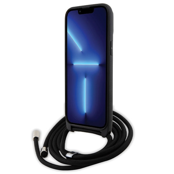 Karl Lagerfeld crossbody dėklas iPhone 14 Pro Max – juodas