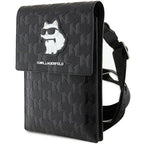 Karl Lagerfeld telefono rankinė Choupette – juoda -- Cell phone cases and covers