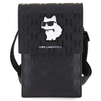 Karl Lagerfeld telefono rankinė Choupette – juoda -- Cell phone cases and covers