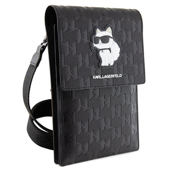 Karl Lagerfeld telefono rankinė Choupette – juoda -- Cell phone cases and covers