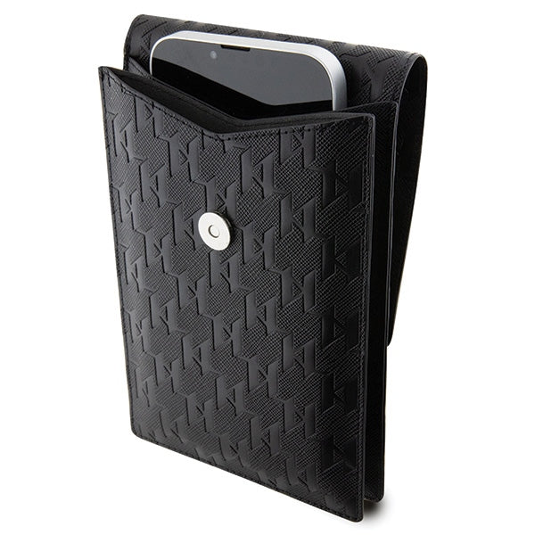 Karl Lagerfeld telefono rankinė Choupette – juoda -- Cell phone cases and covers
