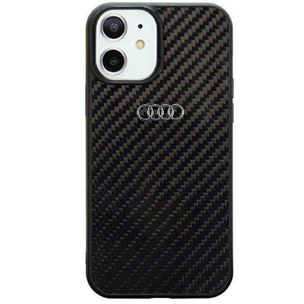Audi Carbon Fiber dėklas iPhone 11/XR 6.1 – juodas -- iPhone 11