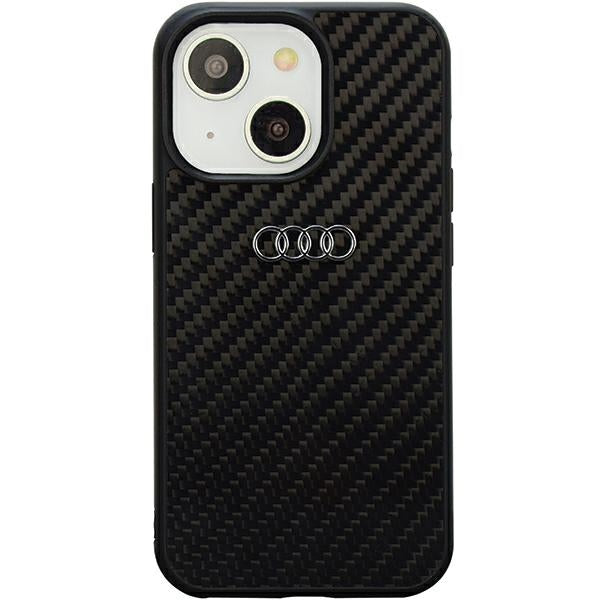 Audi Carbon Fiber dėklas iPhone 14 6.1 – juodas -- iPhone 14