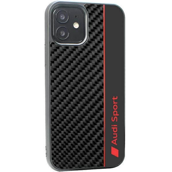 Audi anglies pluošto dėklas iPhone 11/XR – juodas -- iPhone 11