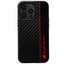 Audi Carbon Fiber Stripe dėklas iPhone 13 Pro Max – juodas