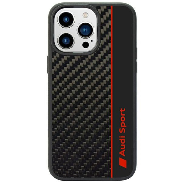 Audi anglies rašto dėklas iPhone 14 Pro – juodas
