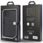 Audi odinis dėklas iPhone 12/12 Pro – juodas -- iPhone 12